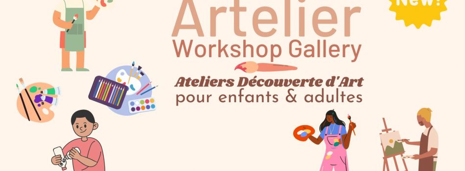L'Artelier Workshop Gallery, une galerie d'art et des ateliers récréatifs et artistiques à Marrakech